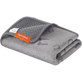 Водонепроникний килимок для собак Feandrea (2 шт.), 122 x 61 см, сірий - для кроликів, хом'яків, морських свинок