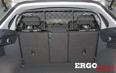 Сітка розділювач для Volkswagen Tiguan (2016-2024) ERGOTECH RDA65-S8 - для собак та багажу