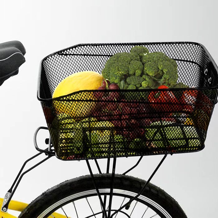 Задній велосипедний кошик великого розміру, знімний, для собак, покупок, пікніків, шкільних речей