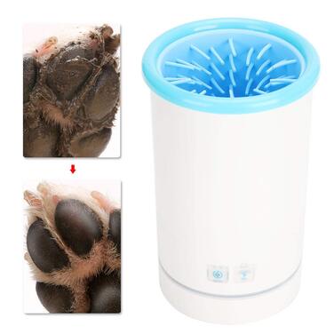 Автоматичний мийник лап для собак з USB-підзарядкою, силіконова щітка