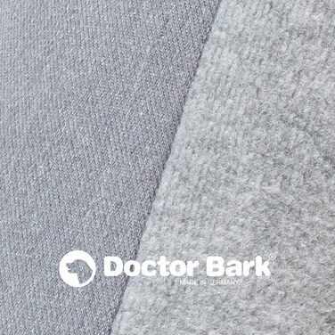 Ліжко для собак Doctor Bark Kleine Hunde - Корзина для собак, м'яка та пухнаста - Миється, зносостійка, затишна - Зроблено в Німеччині GreenLabel (S - 74x55 см, світло-сірий)