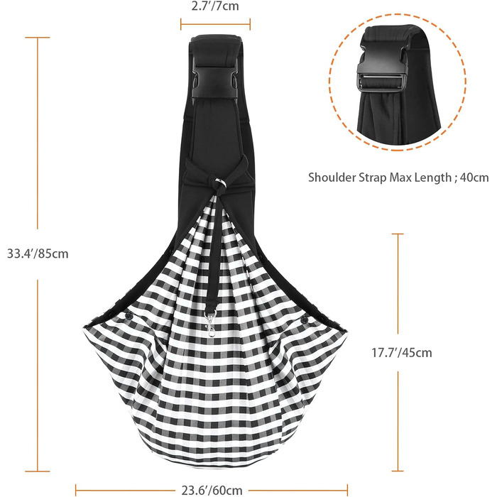 Сумка-кенгуру для собак Coolzon, переноска для тварин, дихаюча, для маленьких собак та котів, до 7 кг (зелена/чорна)