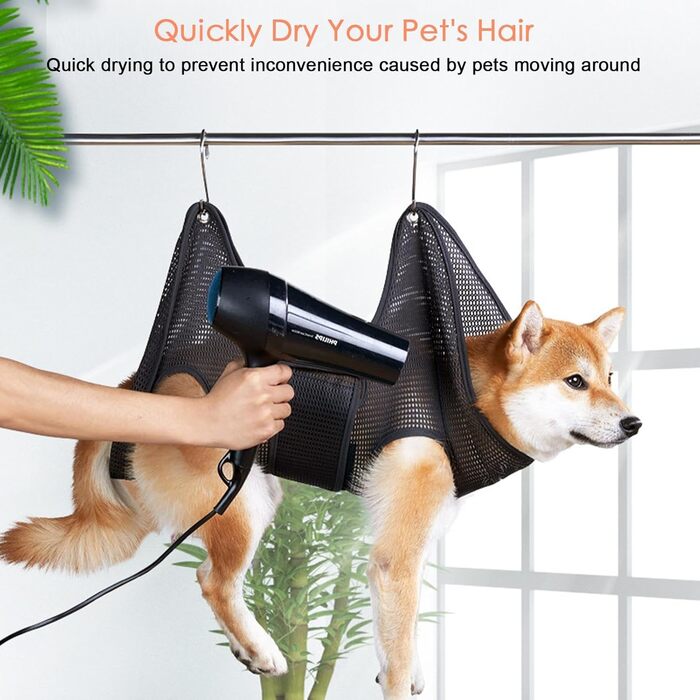 Гаммачок для грумінгу собак - міцна конструкція, комфортна шлейка для догляду за шерстю | Гамачок для грумінгу великих собак