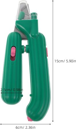 Триммер для нігтів домашніх тварин BESPORTBLE з неслизькою ручкою та світлом для котів, цуценят та дрібних тварин. Портативний, для використання в приміщенні та на вулиці. Безпечне зрізання та стрижка.