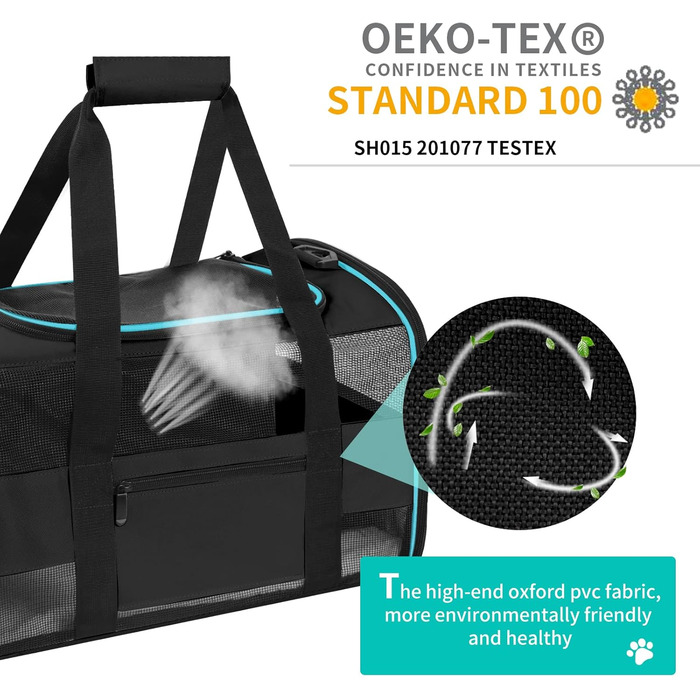 Трансформер для котів та собак, велика переноска для тварин, чорна, 25 л