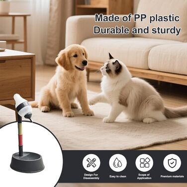 Автоматичний диспенсер для води iFCOW для котів та собак, регульована висота, знімний стрижень, автоматичне годування