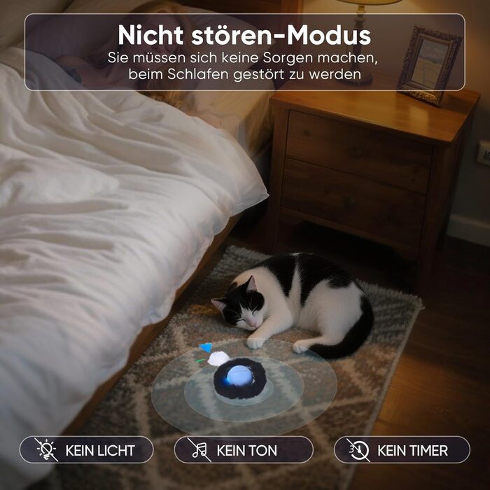 Іграшка для котів GoldenSun: м'ячик-дзиґа з інтерактивною активністю, килимок з мишками, приховане місце з 5 отворів, блакитний колір