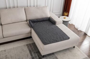 Велике собаче ліжко з водонепроникним покривалом, миється, довговічне, Oxford-підстилка для собак у машину, кошик, диван, великі меблі для домашніх тварин, захист, нековзна собача матрацна підстилка