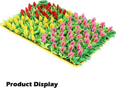 Мат для носової роботи для собак MHTTEC, килимок для пошуку, годівниця для повільного годування, 75 x 50 см, 1 шт.