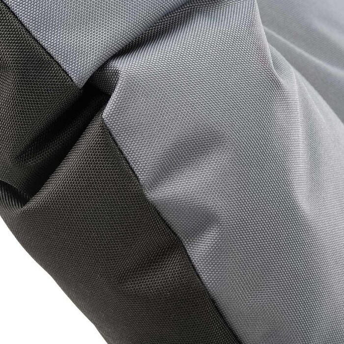 Крісло-ліжко для собак великих порід Ferplast: ортопедичне, знімний чохол, водонепроникне, 110 x 70 x 8 см, сірого кольору