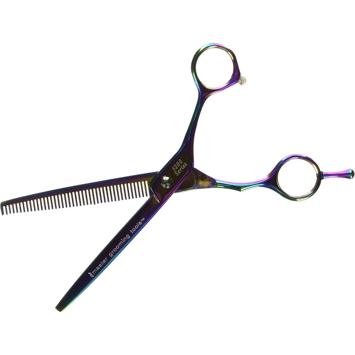 Професійна ножиця для грумінгу собак Master Grooming Tools 5200 Rainbow Series – 21,5 см (6.5 дюйми)