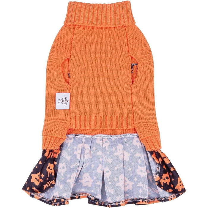 Пуловер для собак CuteBone на Halloween для середніх собак, дівчаток, з вишивкою 