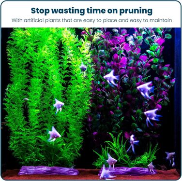 Декорації для акваріума Aquabetta: великі пластикові рослини, штучні риби, аксолотлі та черепахи. Реалістичні декорації для акваріума