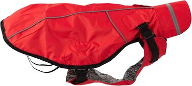 Дощовик для собак JEGGO Dry Dog, червоний, 36 см: водонепроникний, вітронепроникний, з внутрішнім підкладкою
