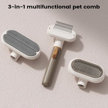 Щітка для тварин: гребінь для чищення, масажу та видалення ворсу у котів та собак. Підходить для дому, квартири, офісу.