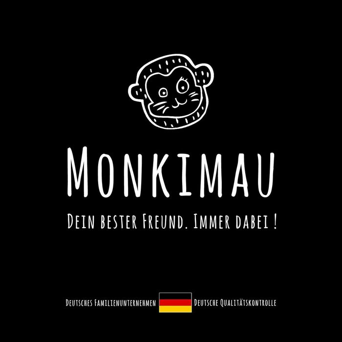Регульований шкіряний нашийник для собак Monkimau, для середніх і великих порід, міцний з заклепками, чорний, розмір L-XL