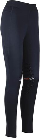 Легінси для верхової їзди Lazura Winter Anita | Силіконовий накладка на колінах | 2 кишені для телефону | Чорні або темно-сині | Розміри 32-46