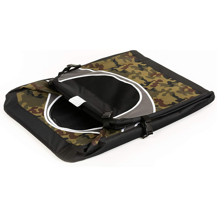 Транспортний бокс для собак та котів, 91х64х64 см. Переноска для тварин, клітка для собак, переноска для подорожей (камуфляж)