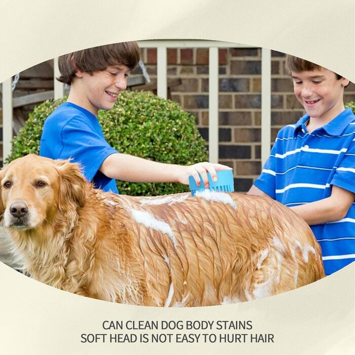 Очисник лап для собак, портативний, силіконовий, для котів та собак, блакитний