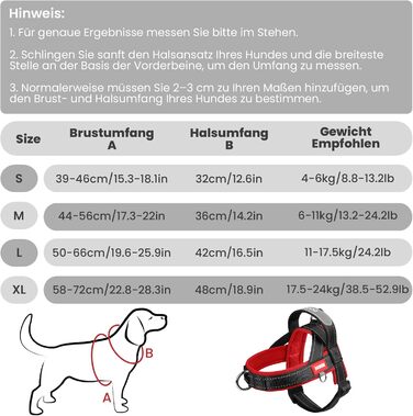 Нашийник для собак середніх та маленьких порід, цуценят, кольоровий, з м'якою підкладкою, з ручкою та кільцем, світловідбиваючий, легкий, чорно-сірий, (M, чорний+червоний)