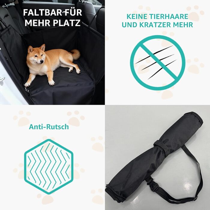 Автокрісло для собак - міцне, водонепроникне, для малих та середніх порід