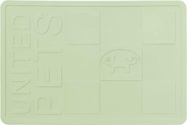 Підкладка під миску для собак та котів Mustafà Design, Італія, антиковзаюча, сіра, розмір M