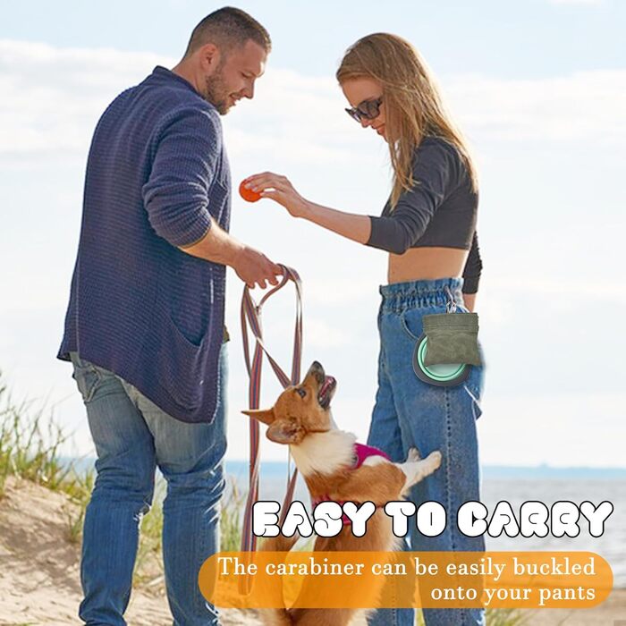 Набір для ласощів для собак CONLI: сумка для тренувань, складна миска та клікер, автоматичне закриття, для пакування ласощів