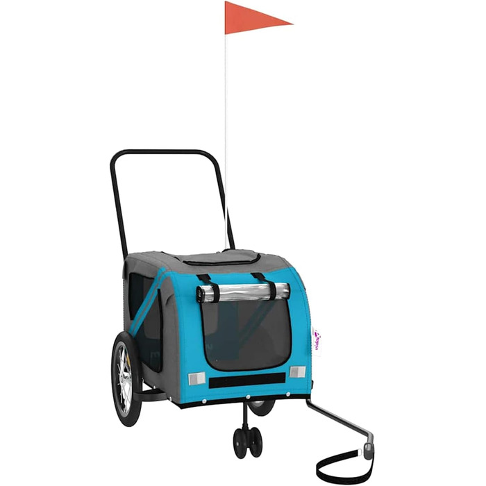 Фармінге для собак Gecheer: міцний та комфортний причіп з оксфордської тканини, блакитно-сірий