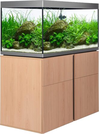 Набір акваріум Fluval Siena 160, 166 л з тумбою, білий (бук)