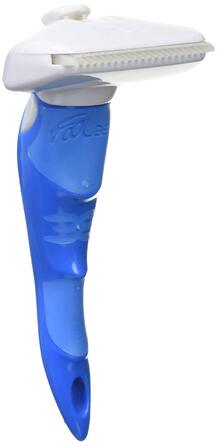 Гребінець Iris Ohyama FoOlee Easee для чутливої шкіри та шерсті тварин, розмір M, синій, пристрій для видалення шерсті, щітка для тварин