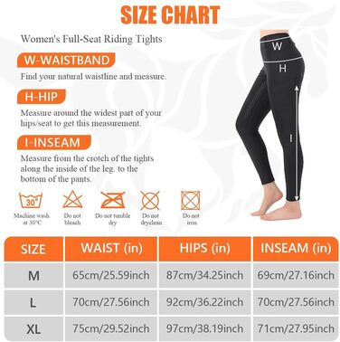 Легінси для верхової їзди жіночі HOTUT з силіконовим покриттям, висока талія, кишеня для телефону та петлі для ременя