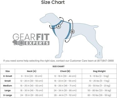 Шлейка для собак Kurgo TRU-Fit Smart Harness, синій, середній - для прогулянок та навчання без натягування