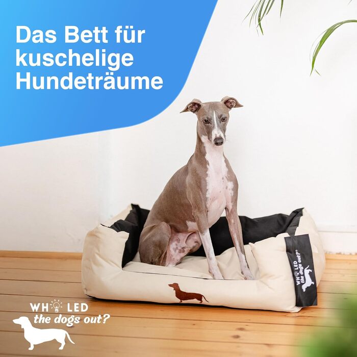 Крісло-ліжко для собак: міцне та зручне, для великих та маленьких собак, цуценят та літніх тварин. Крісло-ліжко для собак, корзина для собак, різних кольорів (S, пісочний)