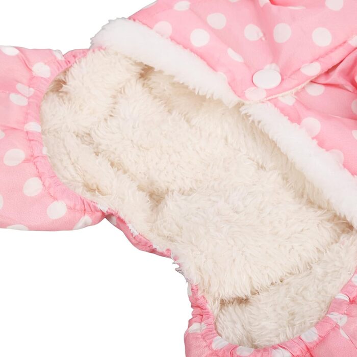 Теплий зимовий пуховик-худі для собак, розмір M - Rosenate