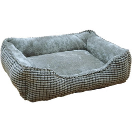 Ліжко для собак Nobby Komfortbett Classic Garik, темно-сірий, 80 x 70 x 22 см