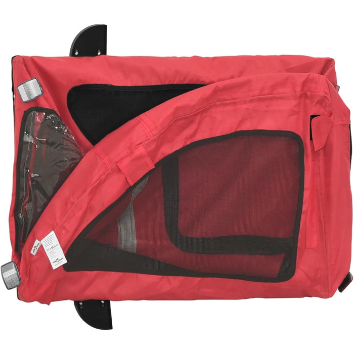 Причіп для собак Gecheer, міцний оксфордський матеріал та сталевий каркас, водонепроникний, з підвіскою, 26 дюймів, для активного відпочинку та прогулянок