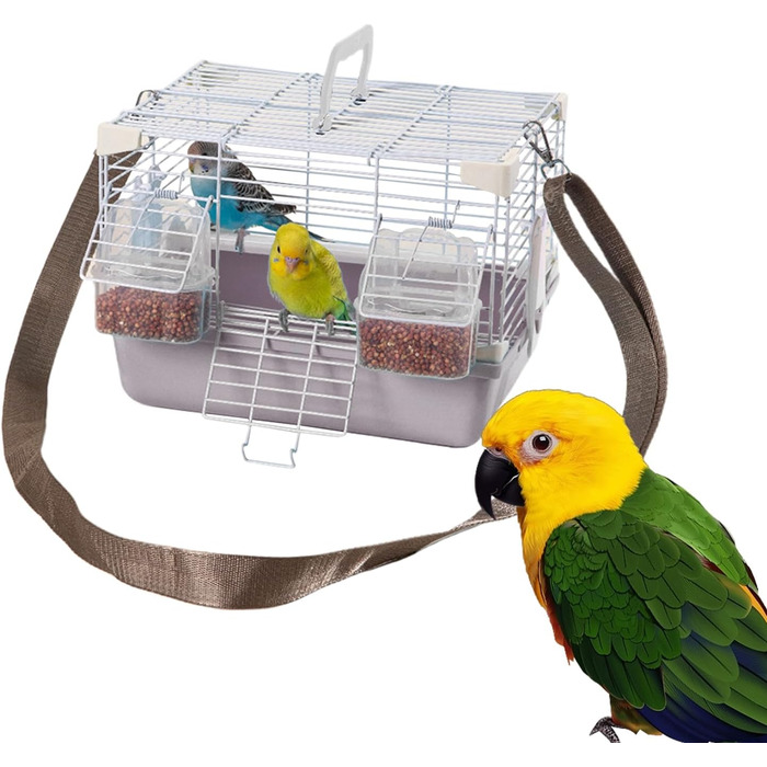 Переносний клітка для птахів Vogelkäfig: зручний транспортний засіб для колібрі, ньомуфенситок, перламутрових птахів