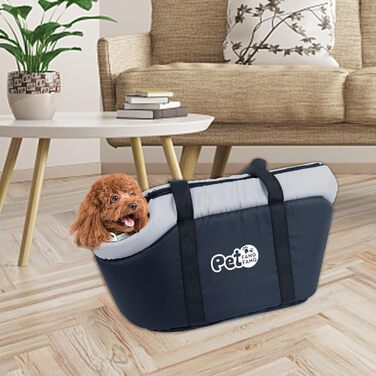 Дихаюча переноска для собак з знімним подушкою, чорна. Ідеально для покупок, прогулянок, подорожей з малими та середніми собаками, котами, цуценятами.