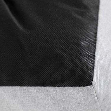 Крісло-ліжко для собак, прямокутне, 130 x 100 см, колір: сірий (пепельний)