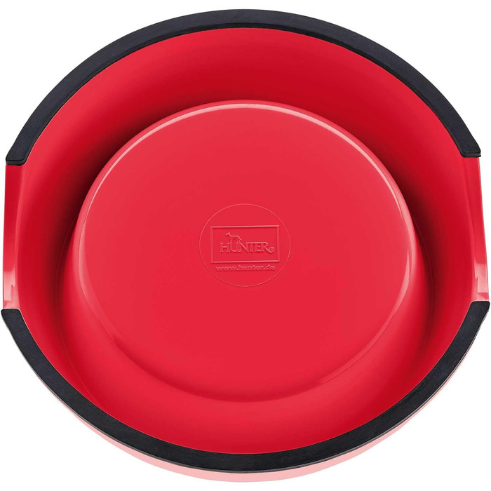 Тарілка для їжі HUNTER Melamin, червона, 160 мл, з нержавіючої сталі, неслизька, стійка до подряпин та ударів, легко миється, придатна для миття в посудомийній машині