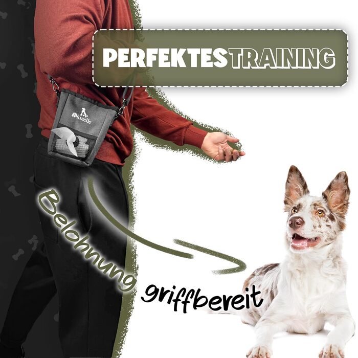 Сумка для ласощів SnackKeeper з магнітною застібкою, 650 мл, з дозатором пакетів для вигулу собак, на пояс, сірого кольору