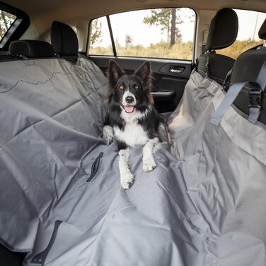 Автогамак для собак RUFFWEAR, універсальний, сірий, захисне покриття на заднє сидіння