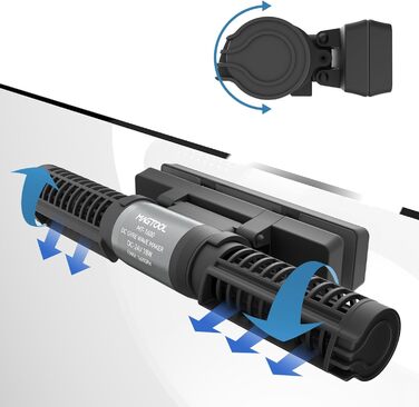Помпа для акваріума Magtool 1600–4200 GPH, регульована циркуляційна хвильова помпа з контролером, 360° для прісноводних і морських акваріумів
