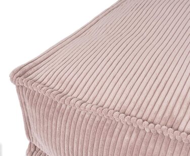 М'яке собаче ліжко Knuffelwuff Lesedi з корду, 135x90 см, знімний чохол, можна прати, для собак великих, середніх та маленьких порід (100x70 см, Рожеве)