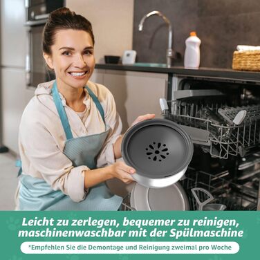 Миска для собак Loyala: велика, антипроливання, 4L, сіра