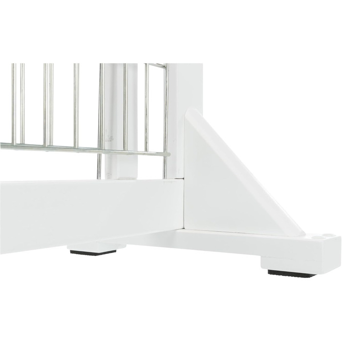 Ворота для собак TRIXIE регульовані, дерев'яні, 65–108 × 61 см, білі