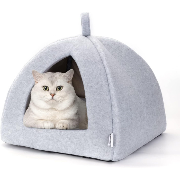 Nobleza: Розкладне котяче будиночок 2-в-1 для котів та собак, з подушкою, 38x38x33 см