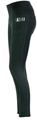 Лазура - зимові рейдінг-легінси для жінок та дітей Ліза | Термо-легінси для їзди верхи | з повним силіконовим захистом та кишенею для телефону | дихаючі зимові рейдінг-штани | екіпірування для верхової їзди в багатьох кольорах та розмірах (176, Зелений)