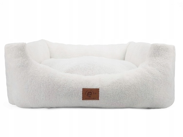 Ліжко-диван для собак Odol-Plusz, рожеве, прямокутне, розмір L 95x75 см