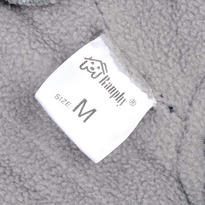 Зимова куртка для собак маленьких порід Ranphy з капюшоном, тепла флісова підкладка, бавовняний халат для домашніх тварин, вітронепроникна куртка, капюшонна куртка для котів, сірий L (Обхват грудей: 42 см), сірий